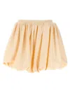 Marni "air Balloon Pleated Elastic Waistband" Skirt In Neutral