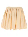 Marni "air Balloon Pleated Elastic Waistband" Skirt In White