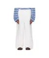 Marni White Loopback Sweatpants In White