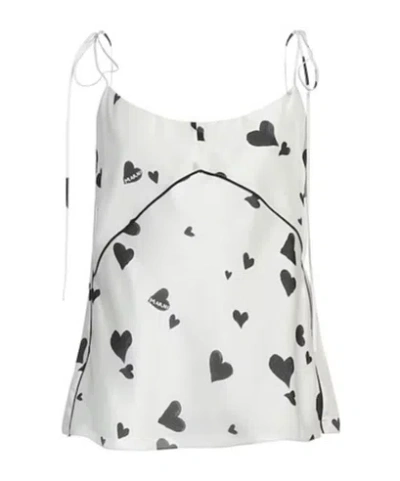 Marni Loose Fit Cami Top In White