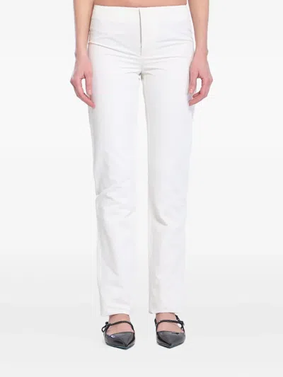 Marni Low-rise Trousers In White