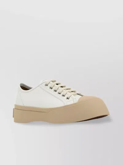 Marni Leather Pablo Sneakers In White