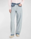 MARNI LOW-WAISTED REVERSE JEANS