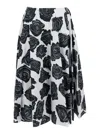 Marni 'luna' Multicolor Skirt With All-over Floral Print In Multicolor
