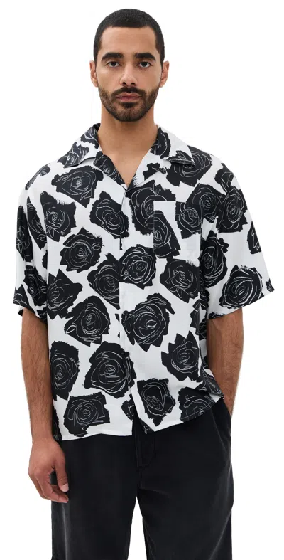 Marni Pocket Floral Short Sleeves Shirt In Multi