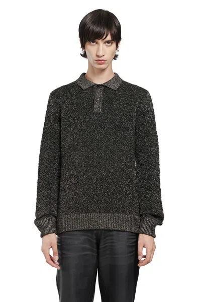 Marni Lurex Wool Polo Sweater In Multi