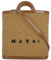 Marni Luxurious Leather And Fabric Bag