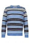 Marni Crew Neck Mohair Blend Sweater With Embroidery
