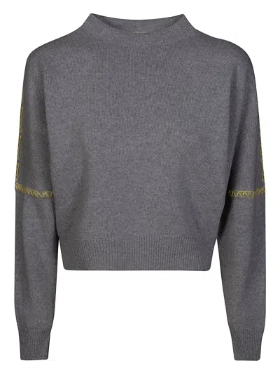 Marni Maglia Girocollo Inserti In Gray