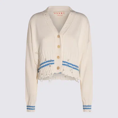 MARNI MARNI WHITE COTTON KNITWEAR