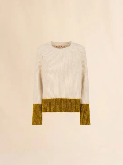 Marni Logo Sweater In Multi