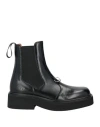 Marni Man Ankle Boots Black Size 8 Leather
