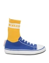 Marni Man Ankle Boots Blue Size 9 Textile Fibers In Blue