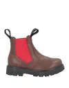 Marni Man Ankle Boots Brown Size 13.5c Leather