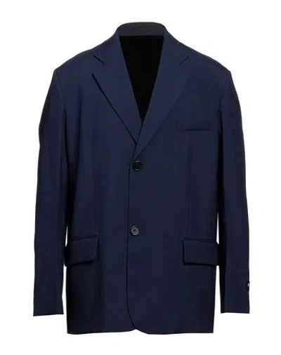 MARNI MARNI MAN BLAZER NAVY SIZE 42 VIRGIN WOOL