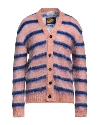 MARNI MARNI FUZZY WUZZY MOHAIR MAN CARDIGAN NAVY SIZE 38 MOHAIR WOOL, POLYAMIDE, WOOL