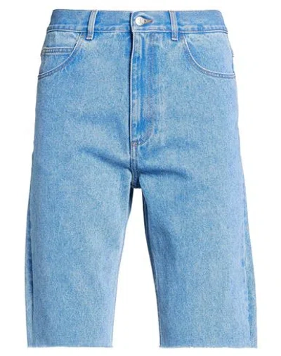 Marni Man Denim Shorts Blue Size 32 Cotton