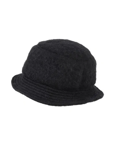 Marni Man Hat Black Size S Alpaca Wool, Polyamide In Black