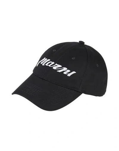 Marni Man Hat Black Size L Cotton