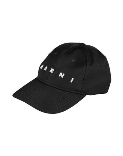 Marni Man Hat Black Size L Polyamide
