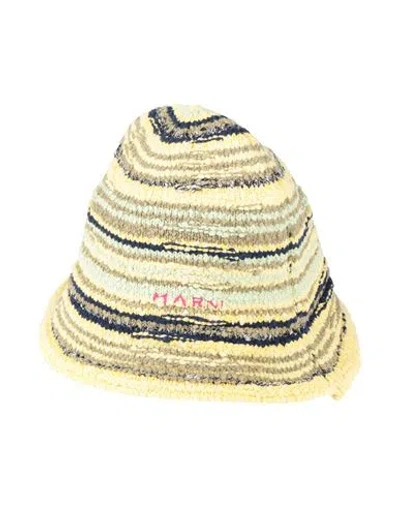 Marni Man Hat Yellow Size L Cotton