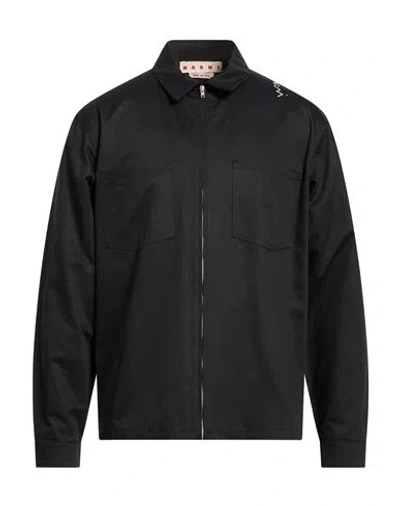 Marni Man Jacket Black Size 42 Cotton