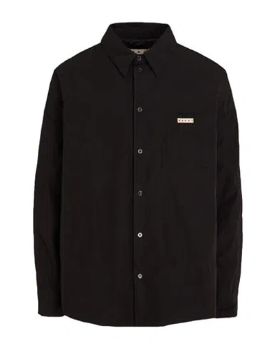 Marni Man Jacket Black Size 42 Polyester, Polyamide, Cotton