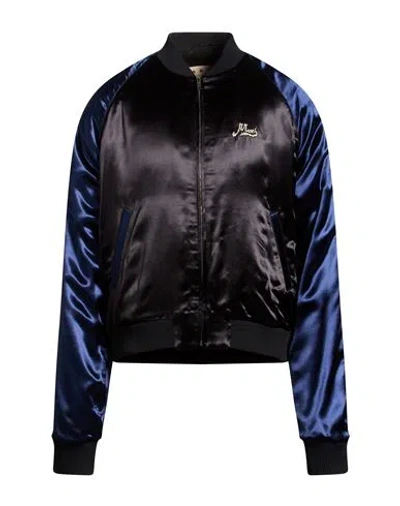 Marni Man Jacket Bright Blue Size 42 Viscose In Multi