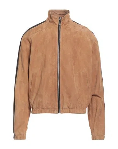 Marni Man Jacket Camel Size 40 Leather