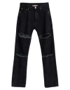 Marni Logo-patch Distressed Trousers In Black
