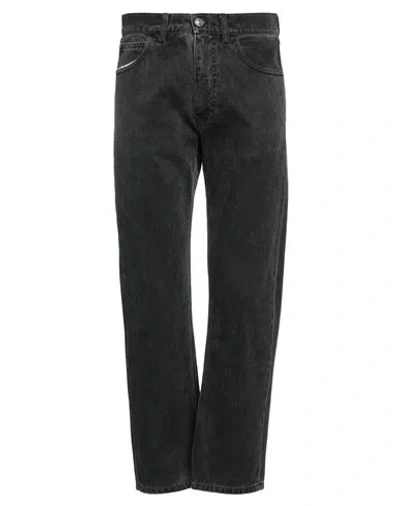 Marni Man Jeans Black Size 32 Cotton, Calfskin
