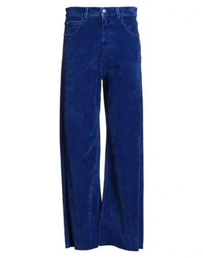 Marni Man Jeans Bright Blue Size 34 Cotton, Acrylic, Viscose, Elastane