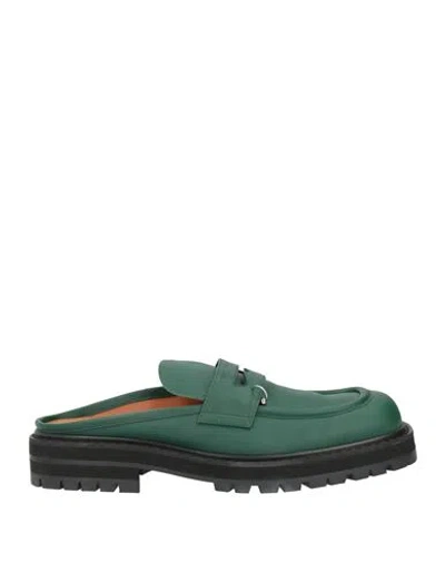 Marni Man Mules & Clogs Green Size 10 Calfskin