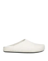 Marni Man Mules & Clogs Ivory Size 8 Soft Leather