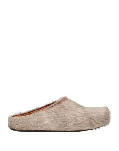 Marni Man Mules & Clogs Ivory Size 9 Leather In White