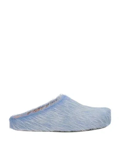 MARNI MARNI MAN MULES & CLOGS LIGHT BLUE SIZE 9 LEATHER
