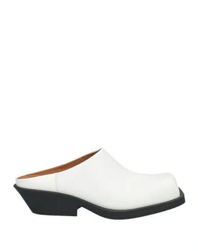 Marni Man Mules & Clogs Off White Size 9 Leather