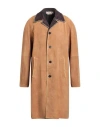 Marni Man Overcoat & Trench Coat Camel Size 42 Lambskin In Sand