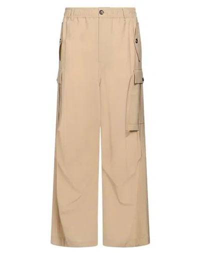 Marni Man Pants Beige Size 30 Polyester, Virgin Wool, Elastane
