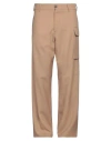 Marni Man Pants Camel Size 30 Virgin Wool In Brown