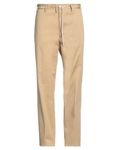Marni Man Pants Sand Size 34 Cotton In Beige