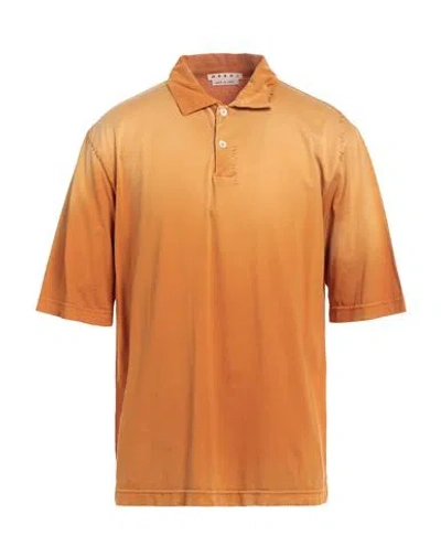 Marni Man Polo Shirt Mandarin Size 46 Cotton