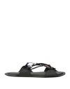 Marni Bead-embellished Leather Sandals In Black
