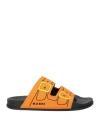 Marni Man Sandals Orange Size 9 Textile Fibers