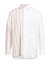 Shop Marni Man Shirt Beige Size 32 Cotton
