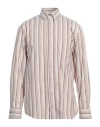 Marni Man Shirt Beige Size 42 Cotton In Neutral