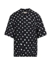Marni Man Shirt Black Size 46 Silk In Black