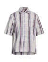 Marni Cotton Bowling Shirt With Checked Pattern In Multi