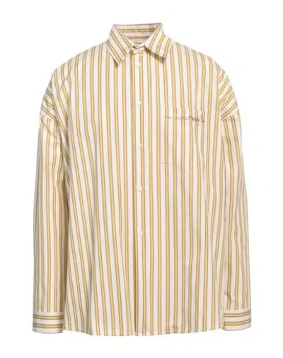 Marni Man Shirt Lime Green Size 44 Cotton In Multi