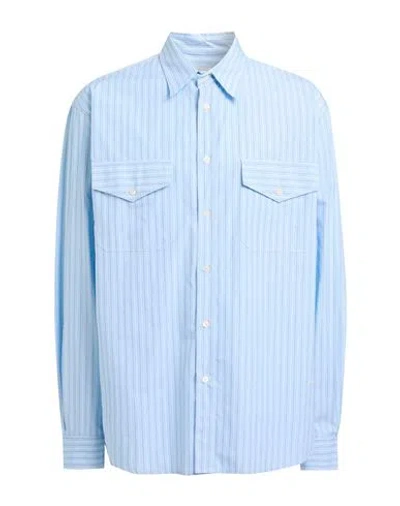 Marni Man Shirt Sky Blue Size 44 Cotton